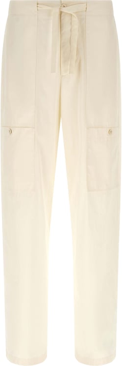 Jil Sander Jil Sander Beige Cotton Cargo Pants