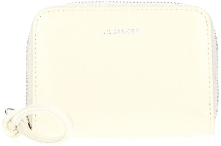 Jil Sander Jil Sander Beige Leather Wallet