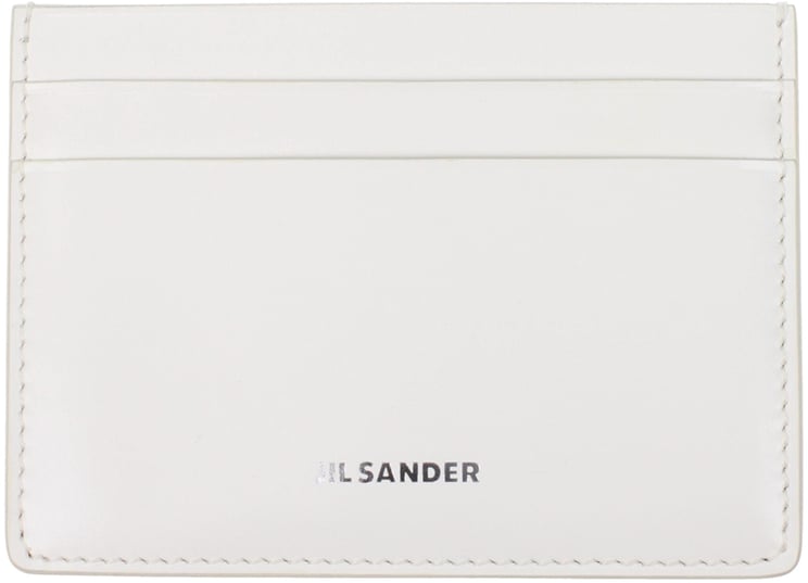 Jil Sander Jil Sander White Leather Cardholder