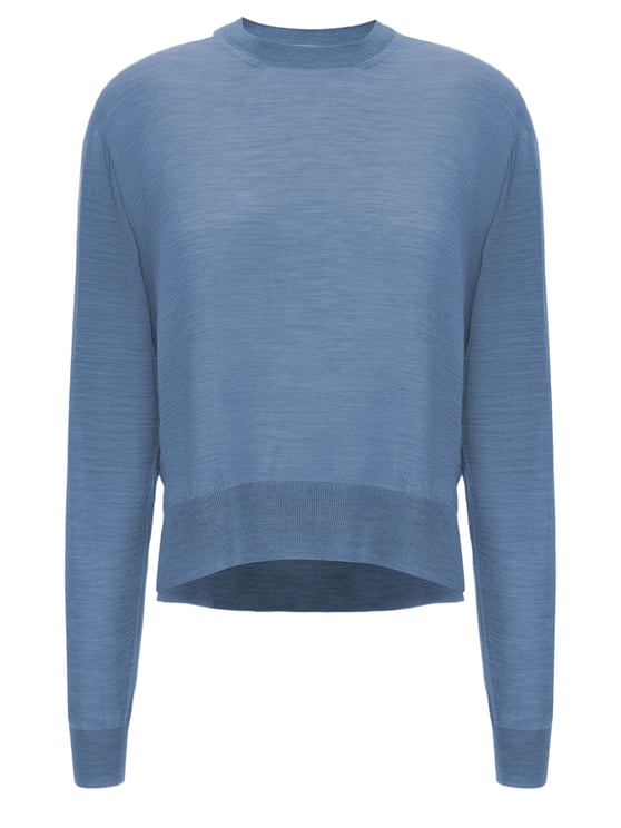 Jil Sander Light Blue Wool