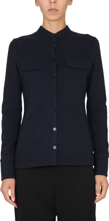 Jil Sander Tailored Long-Sleeved Shirt With Mandarin Collar