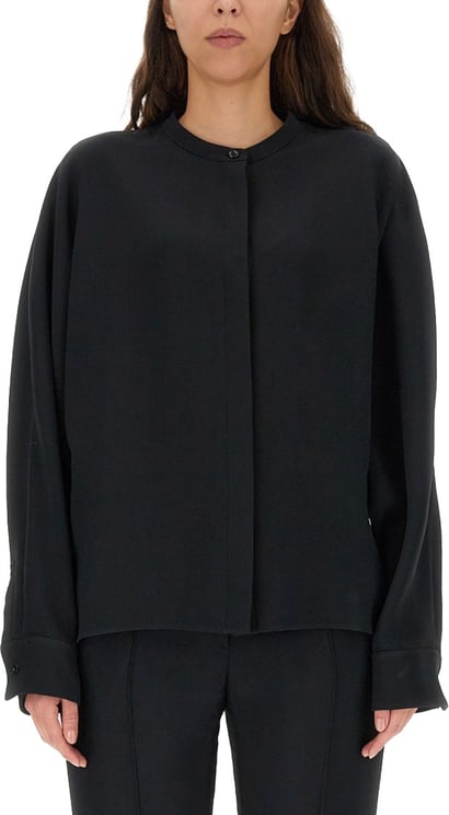 Jil Sander Relaxed-Fit Viscose Blend Shirt With Button Closure