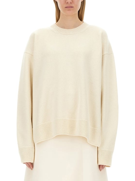 Jil Sander Regular Fit Wool And Cashmere Sweater
