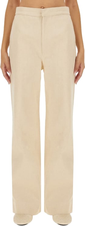 Jil Sander Regular-Fit Flared Pants With Classic Pockets