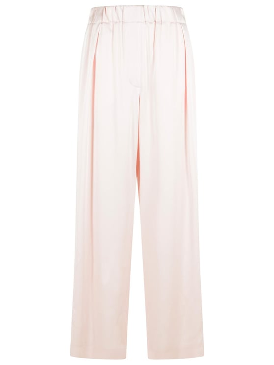 Jil Sander Pink Acetate Blend Trousers