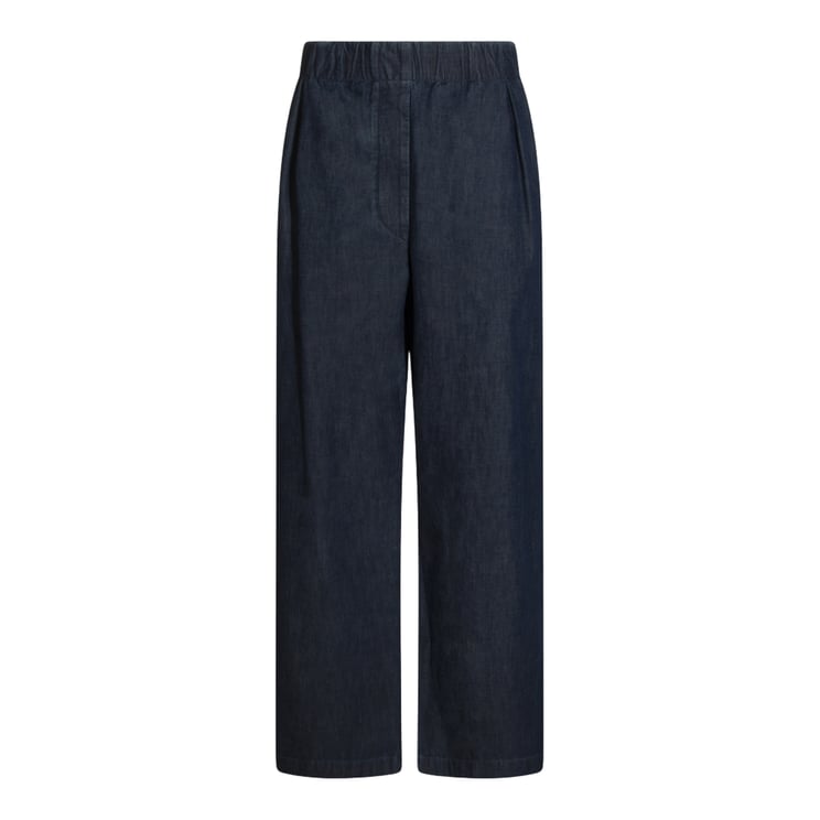 Jil Sander Wide-Leg Pants with Elastic Waistband