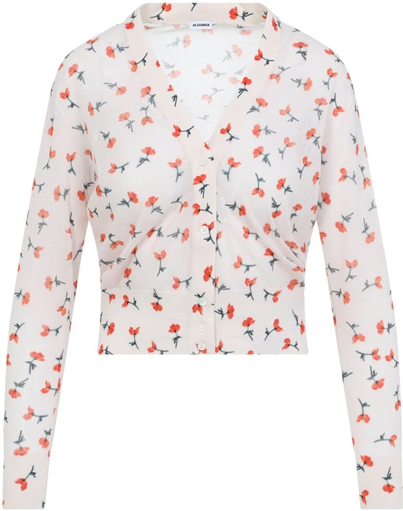 Jil Sander Jil Sander V-Neck Cotton Cardigan
