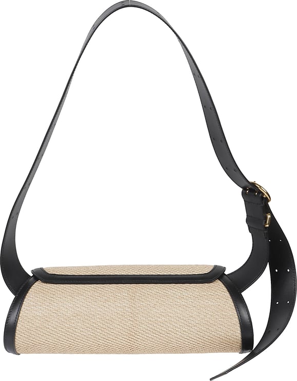 Jil Sander Textured Beige Shoulder Bag