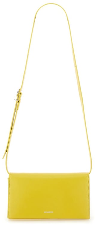 Jil Sander "All Day" Leather Shoulder Bag