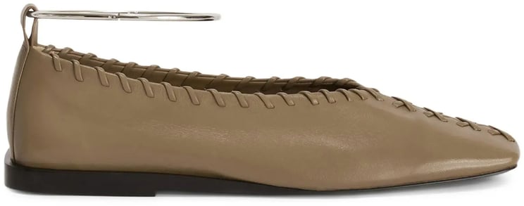 Jil Sander Ballerina Taupe