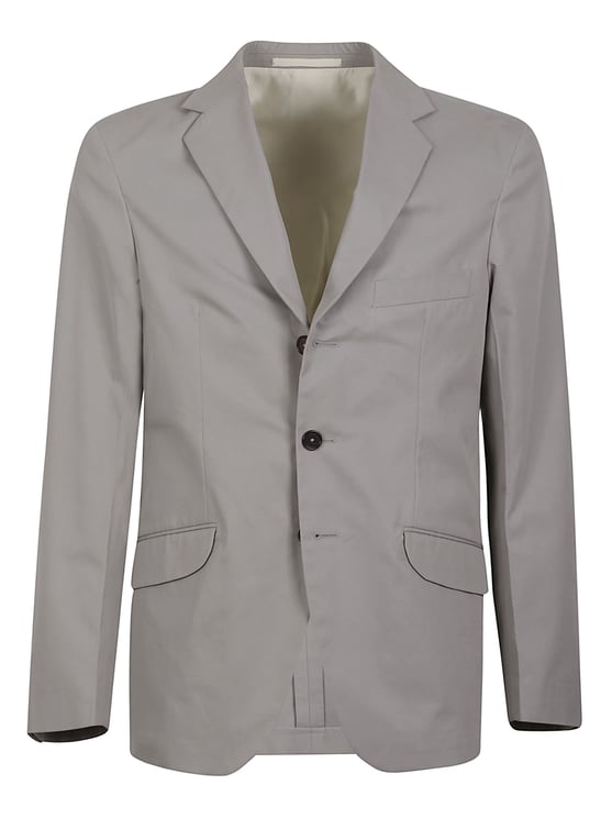 Jil Sander Minimalist Matte-Finish Jacket with Classic Notch Lapel