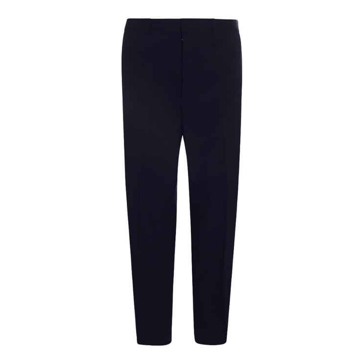 Jil Sander Straight Leg Trousers With Elasticated Waistband And Tailored Silhouette