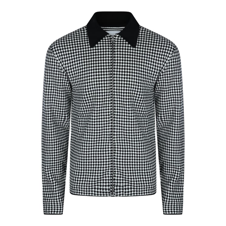 Jil Sander White And Black Cotton Shirt
