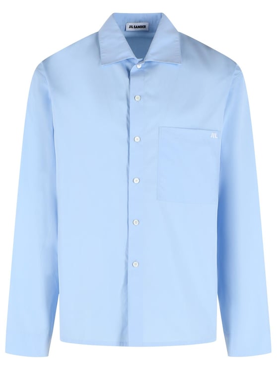Jil Sander Light Blue Cotton Shirt