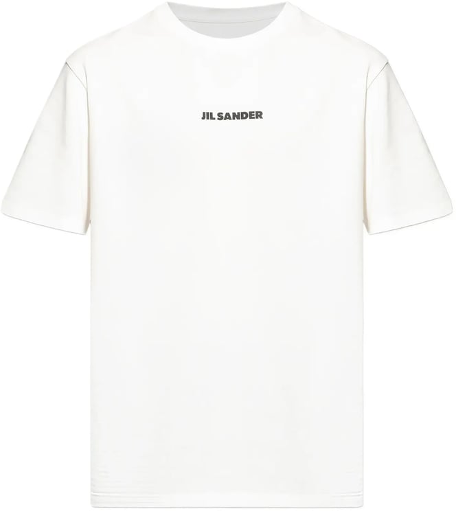 Jil Sander Logo T-shirt Cn Ss White