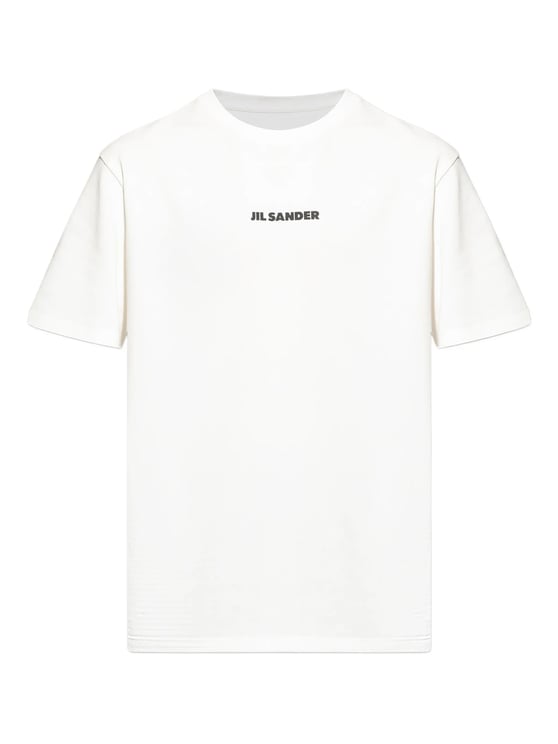 Jil Sander White Relaxed Fit Logo T-Shirt