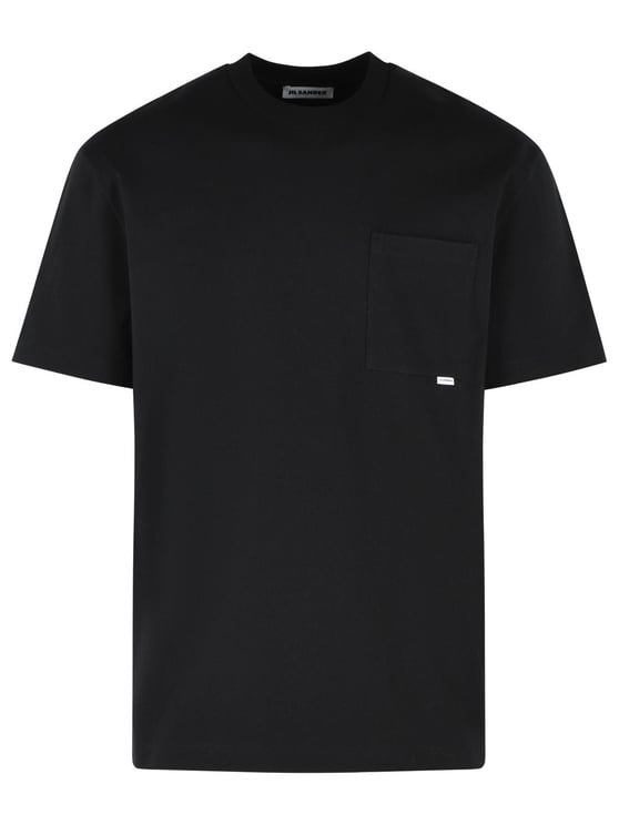 Jil Sander Black Cotton T-Shirt