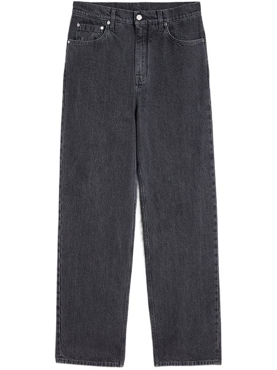 Jil Sander Wide-Leg Dark Denim Trousers with Classic Five-Pocket Design