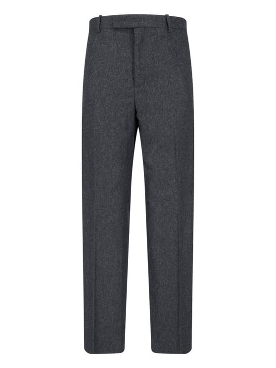 Jil Sander Tailored Straight-Leg Trousers with Zip and Button Closure