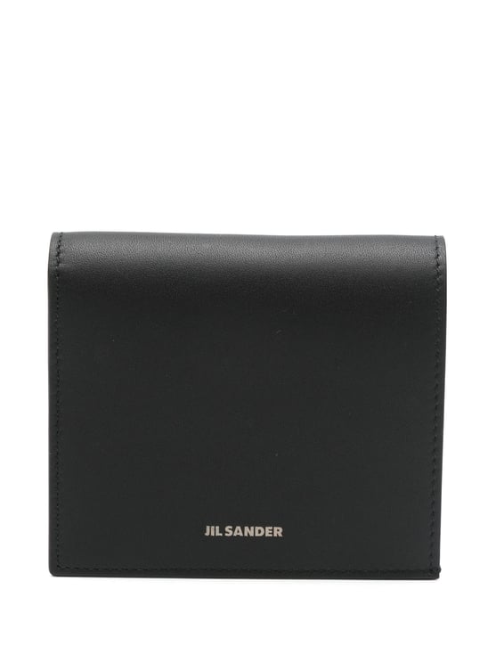 Jil Sander Black Smooth Matte Rectangular Wallet