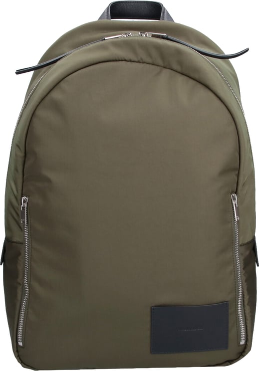 Jil Sander Green Urban Double Zip Fabric Backpack