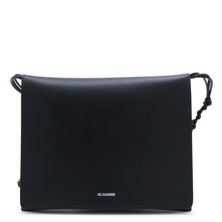 Jil Sander Tangle Flat Shoulder Bag with Subtle Logo
