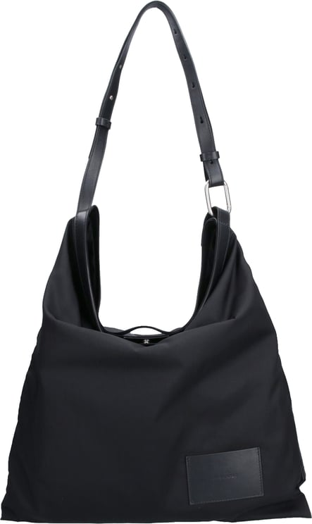 Jil Sander Black Soft Rolled Hobo Bag