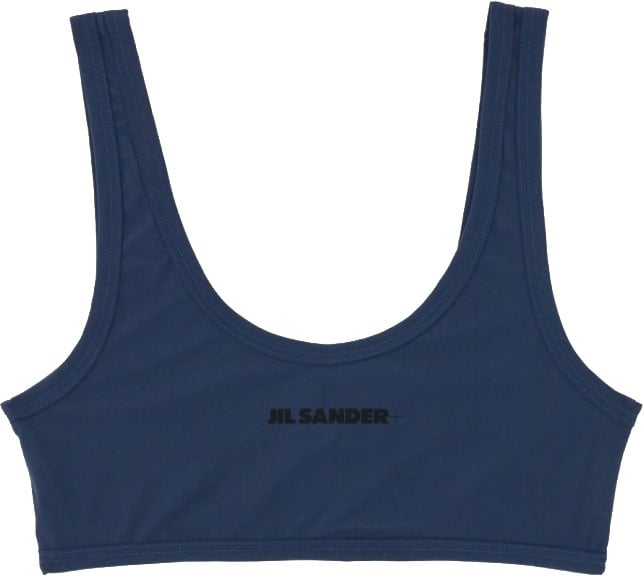 Jil Sander Scoop Neck Bikini Top With Thick Straps