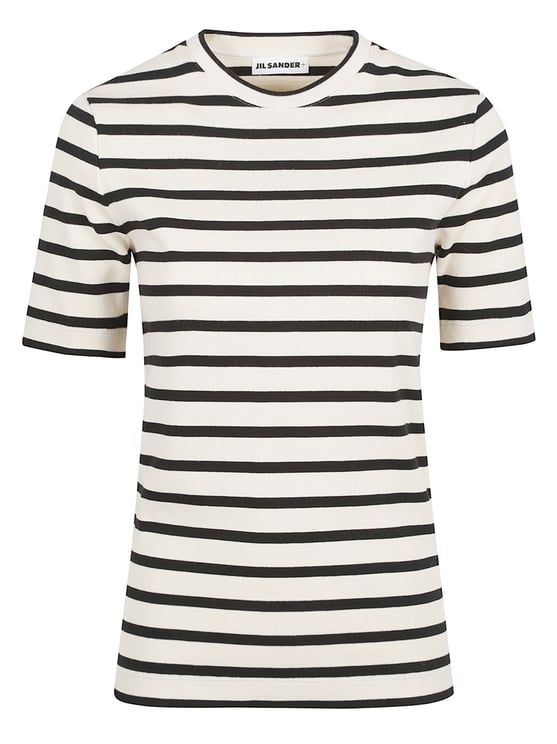 Jil Sander Fine Ribbed Cotton T-Shirt
