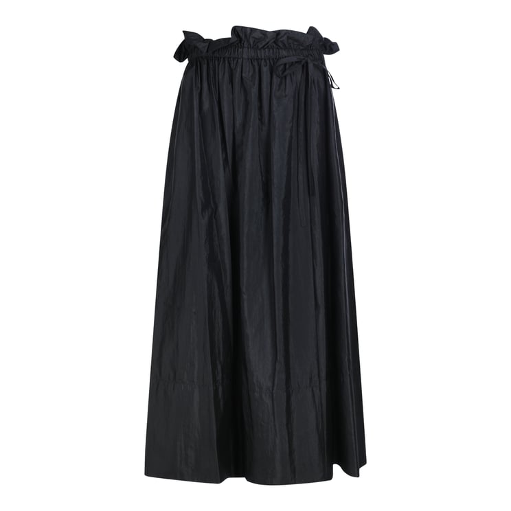Jil Sander Black High-Waisted Maxi Skirt