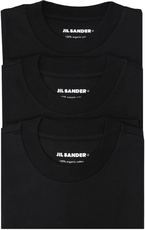 Jil Sander Organic cotton t-shirt set with logo label