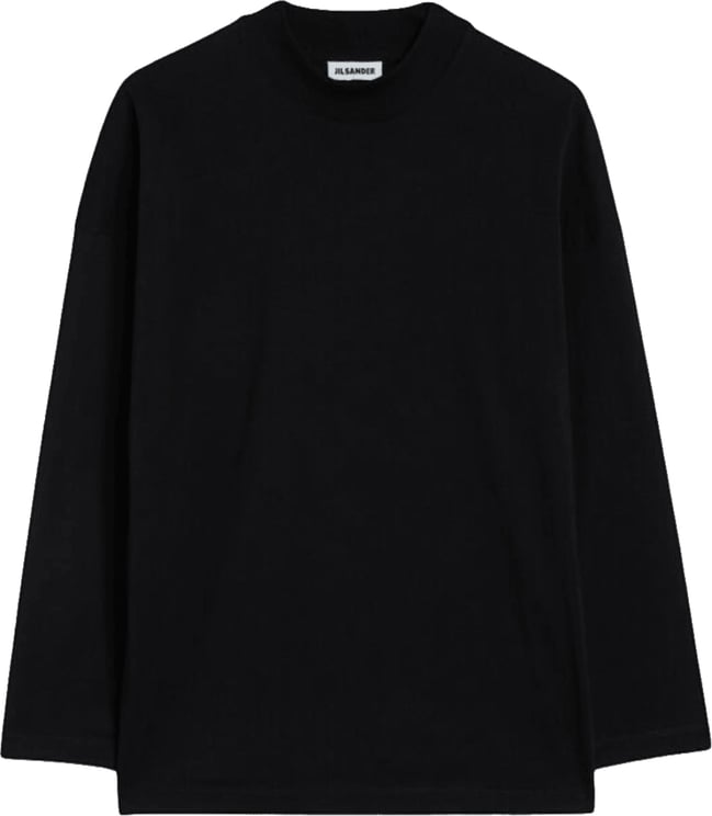 Jil Sander MOCK NECK LONG SLEEVE T-SHIRT