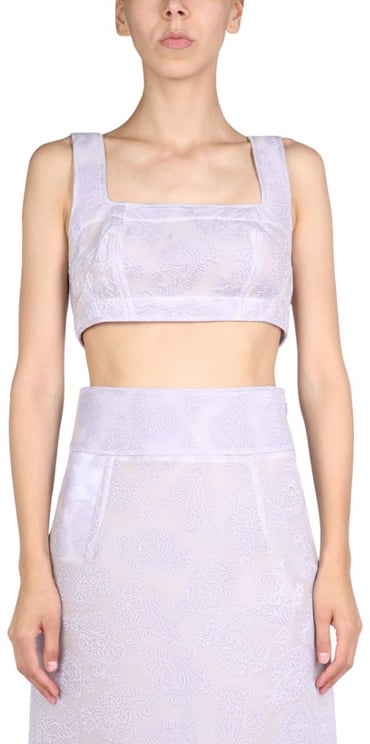 Jil Sander Embroidery Top