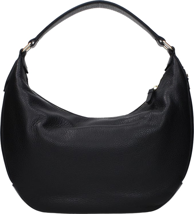 Jimmy Choo Jimmy Choo Black Leather Shoulder Bag