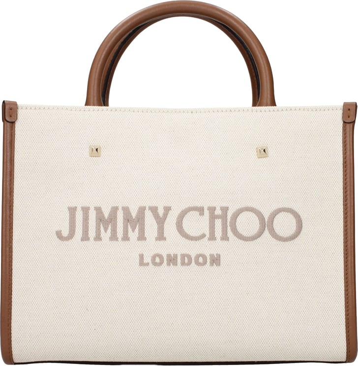 Jimmy Choo Jimmy Choo Beige Fabric Handbag