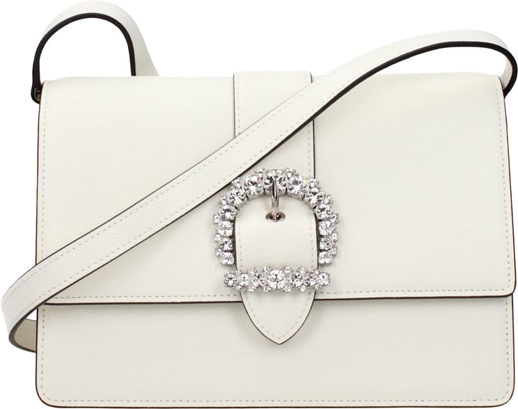 Jimmy Choo Jimmy Choo White Leather Crossbody Bag
