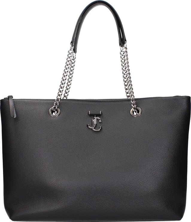 Jimmy Choo Jimmy Choo Black Leather Shoulder Bag