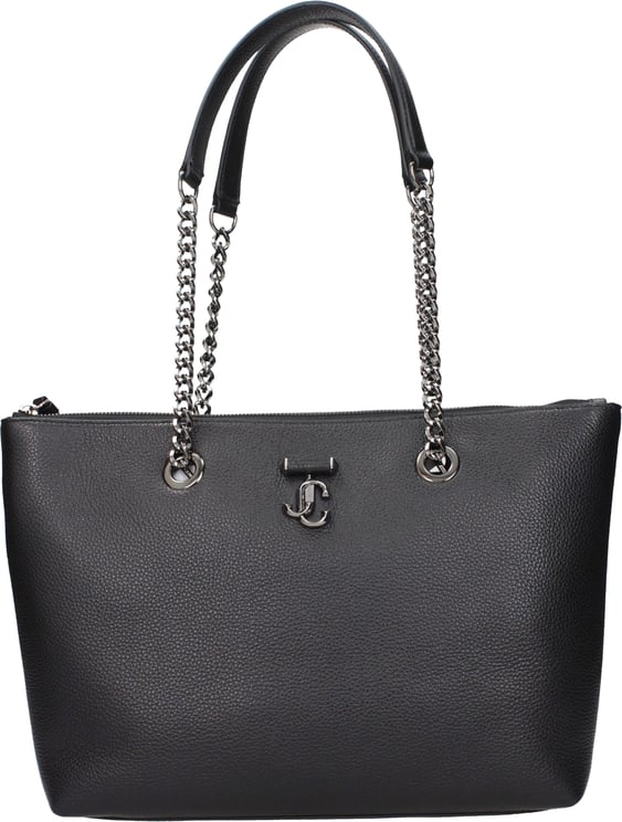 Jimmy Choo Jimmy Choo Black Leather Shoulder Bag