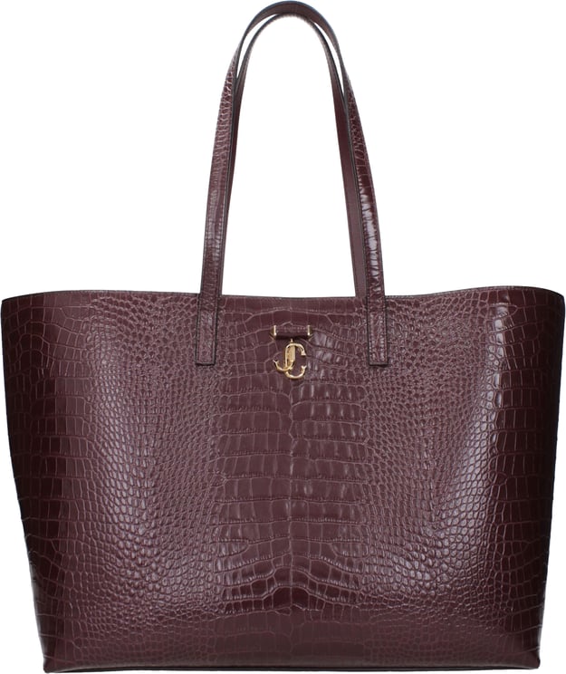 Jimmy Choo Jimmy Choo Red Leather Shoulder Bag