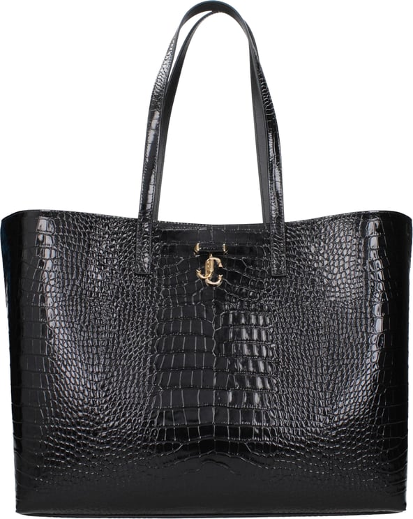 Jimmy Choo Jimmy Choo Black Leather Shoulder Bag