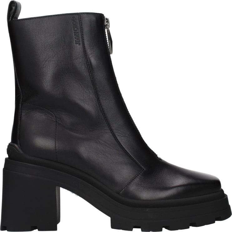 Jimmy Choo Jimmy Choo Black Leather Ankle Boots