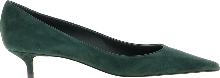 Jimmy Choo Jimmy Choo Bicolor Leather Mid Heel Pumps