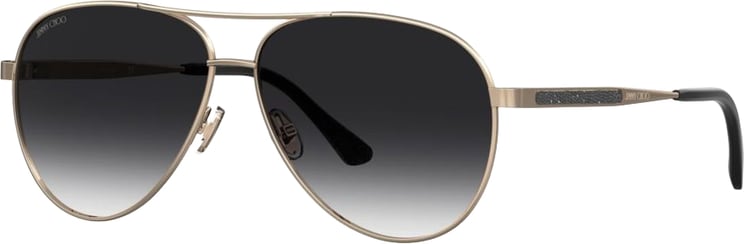 Jimmy Choo Jimmy Choo Gold Metal Sunglasses