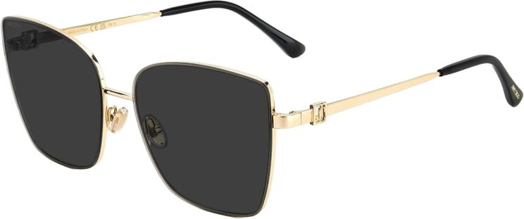 Jimmy Choo Jimmy Choo Gold Metal Sunglasses
