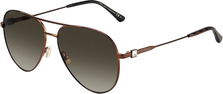 Jimmy Choo Jimmy Choo Brown Metal Sunglasses