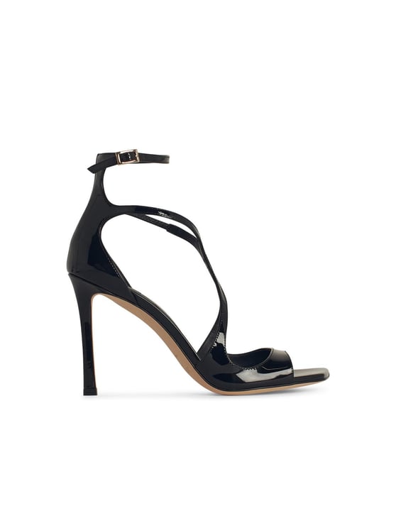 Jimmy Choo Azia Sandals In Black Leather