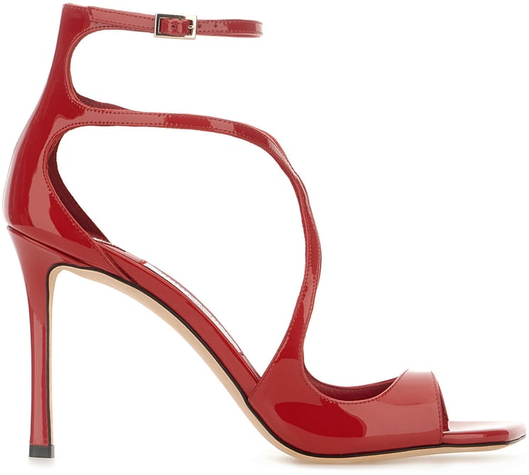 Jimmy Choo Jimmy Choo Red leather Azia sandals