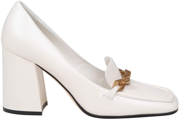 Jimmy Choo Jimmy choo cream white leather pump