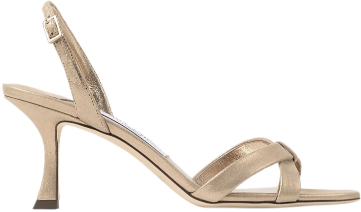 Jimmy Choo With Heel Light Soft Gold