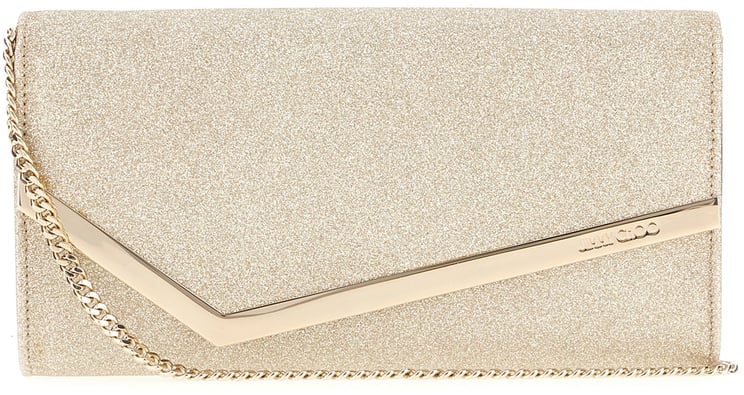 Jimmy Choo Jimmy Choo Embellished fabric Emmie clutch